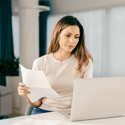 Client utilizing certified translation services in New York for important financial and business documents.