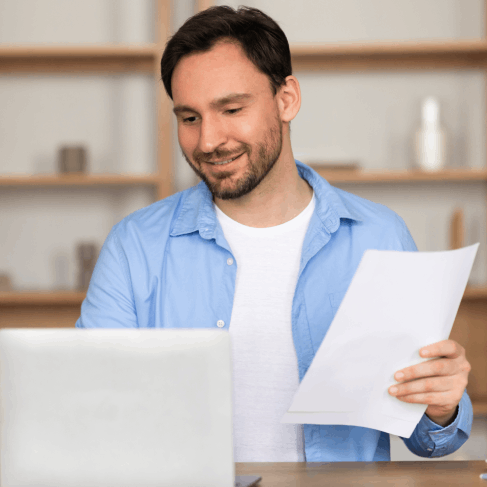 Client benefiting from fast and reliable Birth Certificate translation for their legal or immigration use.